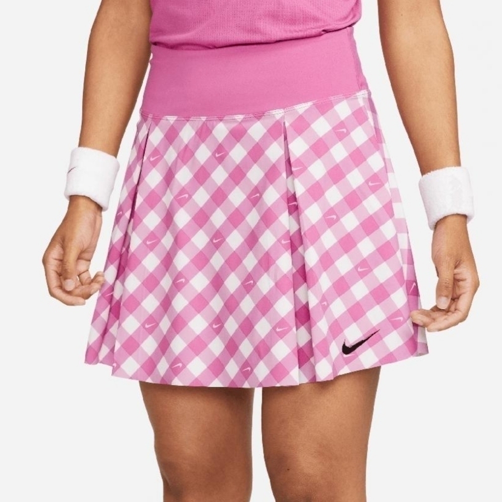 Nike Pink Checkered Skort Size XL New